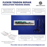 Flexor tendon repair simulator
